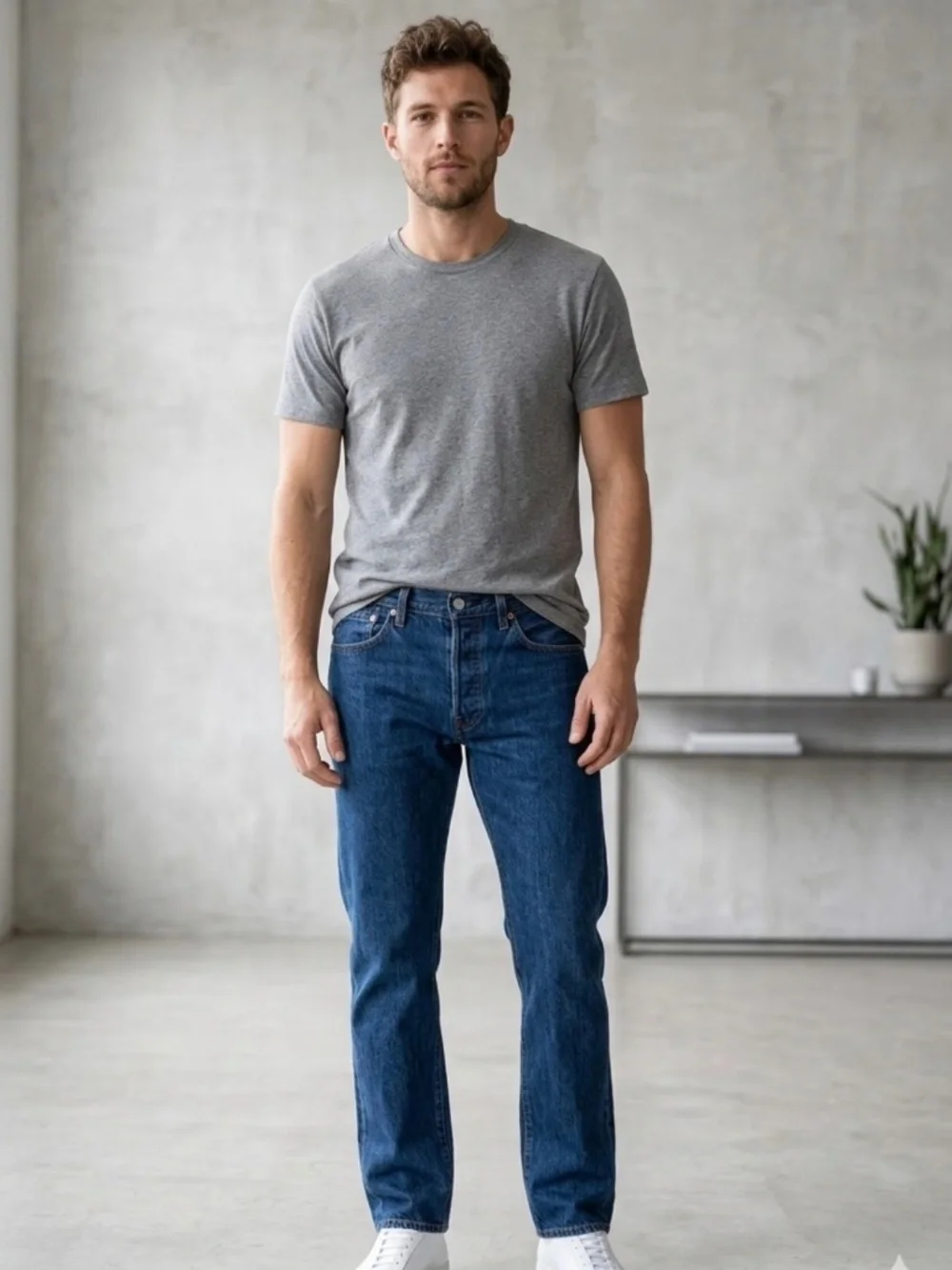 Levi’s 501 Straight Leg Jeans Dark Wash Denim W30 L30 Button Fly Western Indie